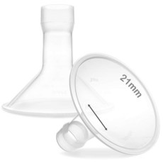 Nenesupply Lansinoh 펌프 부품 및 유축기와 호환되는 28mm 플랜지 가슴 보호대. Lansinoh 플랜지 28mm 가슴 보호대 교체. SignaturePro S, 21mm 플랜지