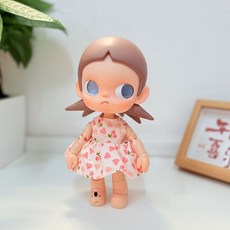 Zsiga 이동식 인형 갈망의 장소 BJD Gazi 자매 아기 드레스 Bonnette 빈티지 플로럴 스커트 흑백 웨딩드레스, 20CM 가지 누나의 옷에는 인형이 포함되어 있지 않다, 가씨 체리 치마