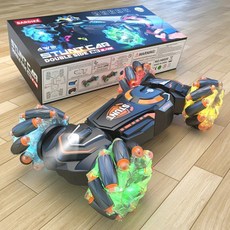 4WD RC 스턴트 자동차 회전 드리프트 2.4G 무선 원격 제어, H6020-orange-1rc