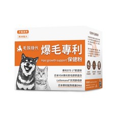 毛孩時代 爆毛專利保健粉, 爆毛專利, 30個