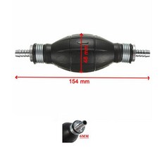 수동 펌프 물 흡입 도구 오일 공급 손 압력 고무 빠른 손잡이 자동차 오토바이용, 기본, 2. 6cm