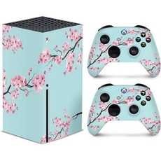 TACKY 디자인 Xbox 시리즈 X 스킨 투 컨트롤러 스티커 프리미엄 비닐 3M 데칼 풀 랩 커버와 호환되는 Sakin, 1개