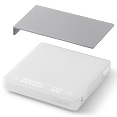 쓰리바머 이탈리아 핸드드립 커피 계량 스케일, 화이트, 스몰 루빅스 큐브 스케일 2.0 미니, 2kg