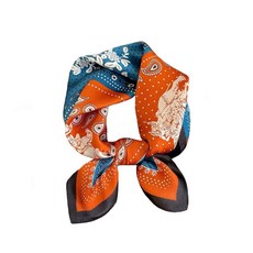Tim & Tina Square 100% 멀베리 실크 53.3 x 53.3cm21 21인치 헤어 스카프 헤드 슬리핑 랩 새틴 헤드 S40 블루 및 그린 캐슈 169181, S22 블루 및 오렌지