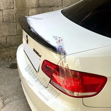 BMW 3시리즈 E92 M3 2도어 쿠페 리어 스포일러 립윙 06-13년 320i 330i MP 스타일 ABS 카본 더크테일 호환, E92 유광 Black