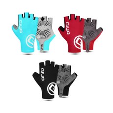 지요 라이딩 반장갑 S02, BLACK, 1개