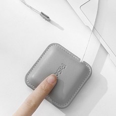 腳趾 一鍵式迷你捲尺 （150 厘米）, 方灰