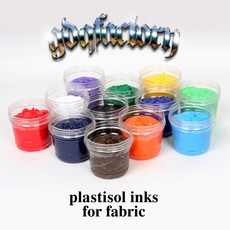 지디큐 팩토리 실크스크린 재료 나염용 유성 플라스티 졸잉크 면 폴리전용, 250g, 흰색 WHITE