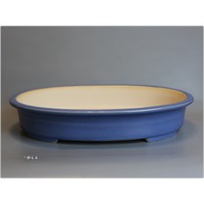 【小樹安每】中國盆缽-宜興均釉外緣橢圓鉢 43cm - 中式餐桌典雅之選, 1個