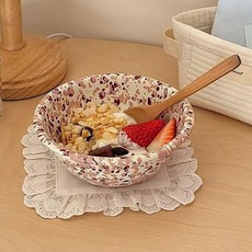 픽유아 법랑용기 법랑 주전자 다용도 계량컵, N. 결함이 있는 600ml 핑크와 레드 투톤 잉크 스