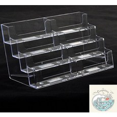 로빈상점 명함꽂이 8단꽂이 196x102x85mm 명함박스 명함첩 명함보관케이스, 1개