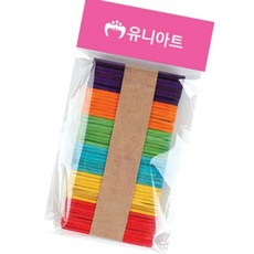 돈스텔 우드스틱 나무막대 미니 칼라혼합 1개입