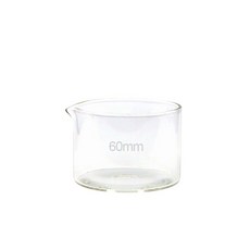 60ml 평바닥 유리 증발접시 액체 수용액 건조 결정 실험도구 가열 용기 만들기 과학놀이