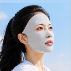 풀페이스 여름 스포츠 자외선차단 마스크 얼굴 전면 햇빛 가리개 커버, 1개, P02올페이스마스크 블랙