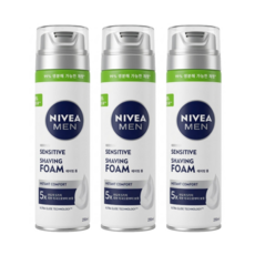 니베아 맨 센서티브 쉐이빙 폼, 250ml, 3개
