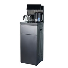 智能語音飲水機 家用遙控觸屏茶吧機 下置水桶立式櫃 自動上水, 語音雙出水【帶遙控】, 1個