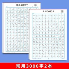 붓글씨 교본 행서 트레이닝 한문 한자 입문 1권 연습 천자문 따라쓰기 필기, 1개, D. 한자 3000개 2권