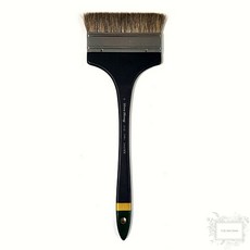 백붓 화홍 112 6호 100mm 평붓 유화 수채화 미술 1개입