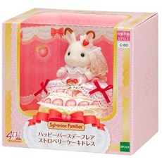 EPOCH 森林家族 草莓蛋糕澎裙可可兔姐姐 EP15945, 1個