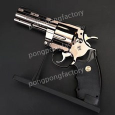 리볼버 권총 장난감 연습 화약총 사격 배그 완구 모형 총알 소프트 서바이벌 모델건 스펀지, 1.