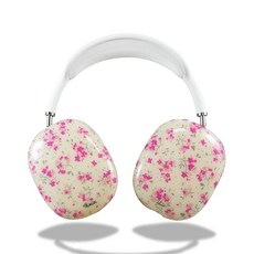 Sonix x Sanrio 에어팟 맥스 2 & 1용 보호 케이스 | 헤드폰 커버 | 헬로 키티 50주년 기념, 코티지 플로럴 핑크, 1개