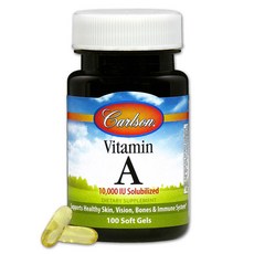 Carlson 維生素 A 10000IU 溶解軟膠囊, 1個, 100 件