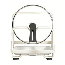 냄비 뚜껑 및 도마 홀더와 호환되는 다층 주방 랙 정리함 탈착식 드립 트레이 및 미끄럼 방지 바닥 포함, Style 1, S