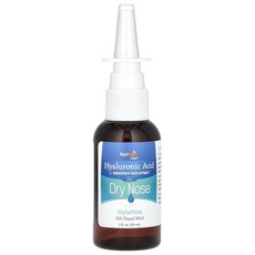 Hyalogic HylaMist HA 비강 미스트 건조한 코용 59ml(2fl oz) Hyalogic (히알로직), Hyalogic, HylaMist, HA 비강 미스트,, 1개, 59ml