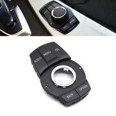 Goodithy 7피스 멀티미디어 CIC i-Drive 라디오 손잡이 버튼 스위치 센터 콘솔 메뉴 커버 캡 키 BMW 1 2 3 4 X1 F20 F21 F45 F46 F48