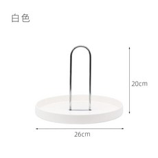 화장대 선반 트레이 정리대 욕실 소품 미니 보관함, 화이트