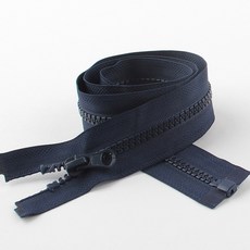 60cm 비슬론 점퍼지퍼5호 개이빨지퍼 자크, 1개, 점퍼지퍼60cm-330네이비