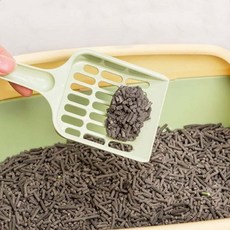 반려묘모래삽 고양이배변처리 고양이 배변 모래삽 스쿱 화장실 청소 화장실스쿱, 기본, 퍼플, 본상품