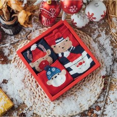 HJ. Market X-MAS 크리스마스 양말 4족 선물세트