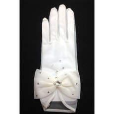 一生一世 薄紗包邊蝶鑽手套