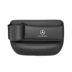 차량용 사이드 수납 틈새 막이 포켓 거치함 벤츠로고, 컵홀더-베이지(운전석), 1개