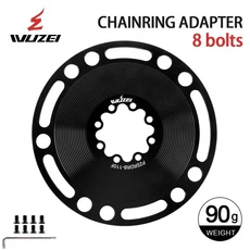 WUZEI 3/8 볼트 다이렉트 마운트 컨버터 MTB 어댑터 110BCD 4/5암 로드 바이크 체인링 컨버터 자전거, 04 8 Bolts Adapter