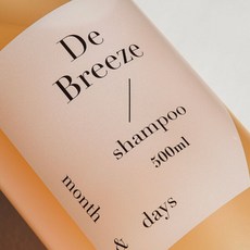 [먼스앤데이즈] 퍼퓸케어 샴푸 디 브리즈 클린솝향 500ml, 1개