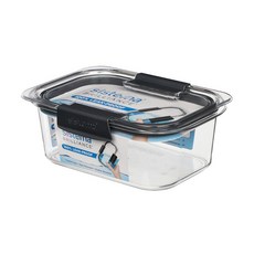 Sistema Brilliance保鮮盒 100%防漏透明冰箱收納盒，多尺寸選擇，安全材質，輕鬆整理冰箱, 1個, 2個裝