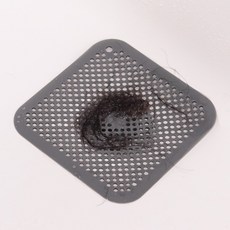 국산 실리콘 배수구덮개 하수구 머리카락 화장실 마개, 배수구망 그레이, 배수구망 그레이