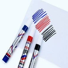 한스온 철재 목재 종이 마킹 사무용 사인펜 우수한부착력마커, 청색