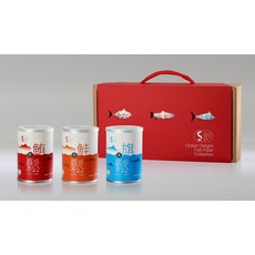 SeaRich 海裕屋魚鬆禮盒(鮪魚/鮭魚/旗魚) 精選三種口味 獨立罐裝 送禮自用皆宜, 1套