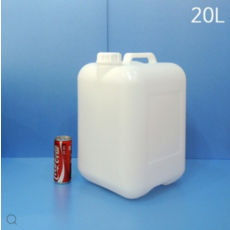 20L 말통 반투명 [낱개] 사각말통 소스통 액젓통 편백수통 세정제통 증류수통 간장통 석유통 약수통 석유통, 1개