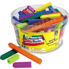 퀴즈네르 연결 수막대 소그룹 세트 수개념 수연산 분수 학습 수학 교구 Connecting Cuisenaire - Rods Small Group Set LER7482 EDU7482, 1개