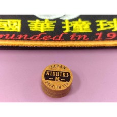國華撞球 日本進口Nishiki Tips Brown 錦皮頭 撞球桌撞球桿適用 提升擊球穩定性 專業撞球用品專賣, 1個, M