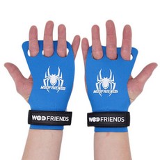 와드프렌즈 스파이더그립2 S버전 3구 크로스핏 그립 헬스장갑 좌우세트 + 시그니처 메쉬백, 블루, 1개