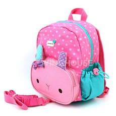 위티유 토끼 미아 방지 백팩 여자 아기 여아 외출 가방 끈 포함 돌아기 베이비 배낭