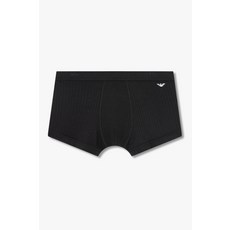 엠포리오 아르마니 EMPORIO ARMANI UNDERWEAR 남성 이글 자수 리브드 드로즈_블랙 0815112072 2503186381 435694