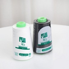 60수3합 4000m 재봉사 (2컬러), 검정, 1개