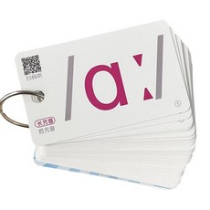 몬테소리 영어 학습 카드 국제 음성 알파벳 기호 소리 파닉스 교육 플래시 어린이 교육용, [01] International Phonet, 1개