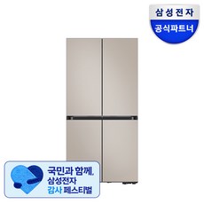 삼성전자 비스포크 키친핏 냉장고 4도어 1등급 RM70F64R1G 올에센셜베이지
